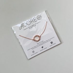 Adore by Swarovski® Organic Bracelet in Rose Gold